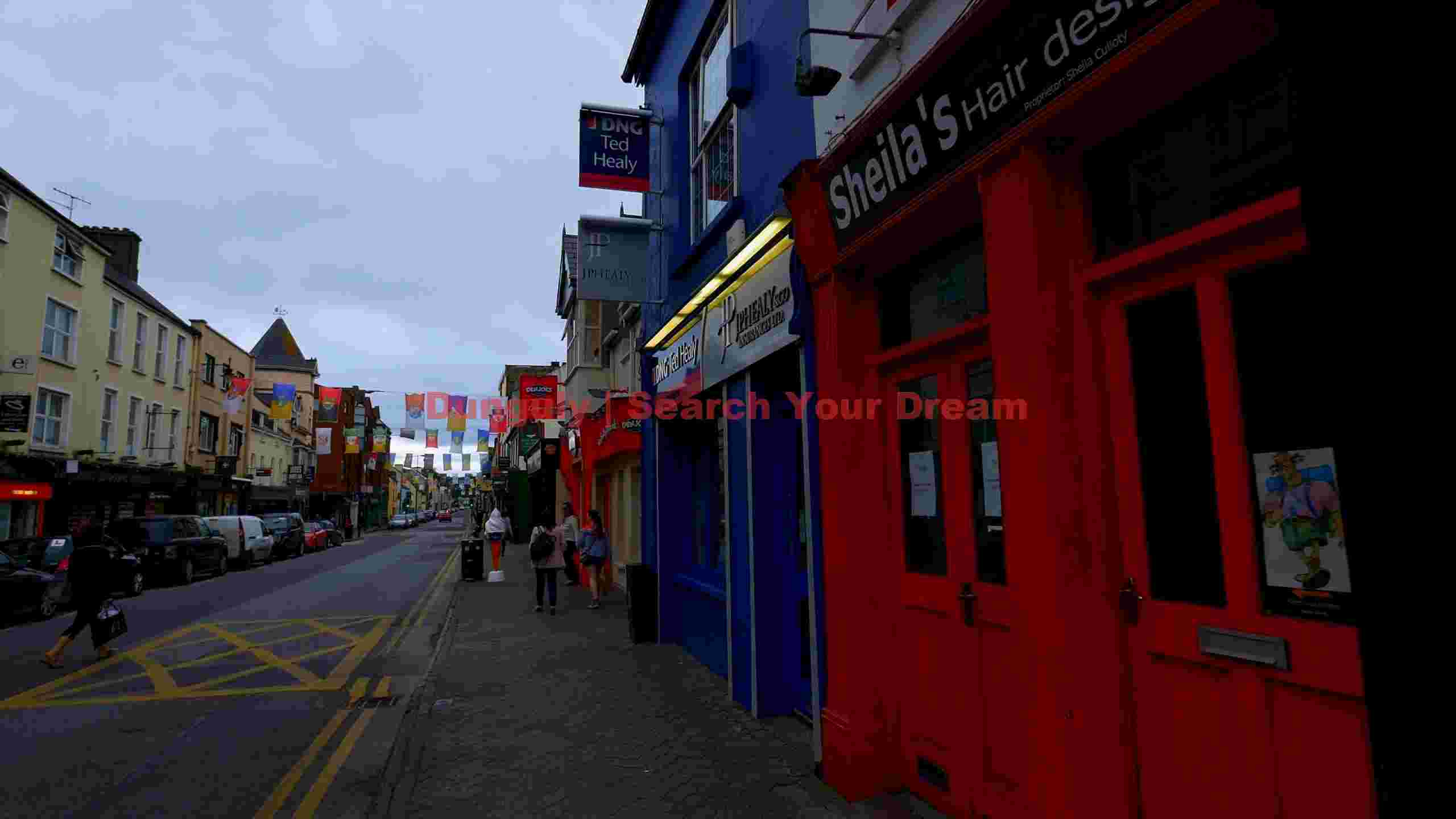 vibrant irish town street life vibrant irish town street life