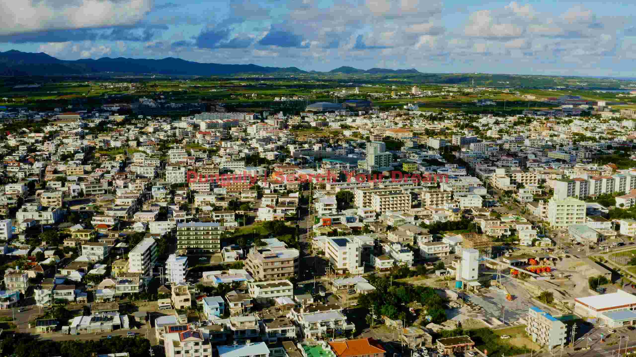 vibrant island cityscape meets mountainous horizons vibrant island cityscape meets mountainous horizons