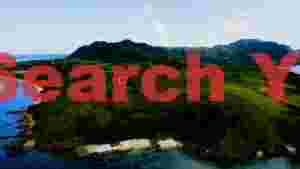 vibrant island landscape with coastal lighthouse