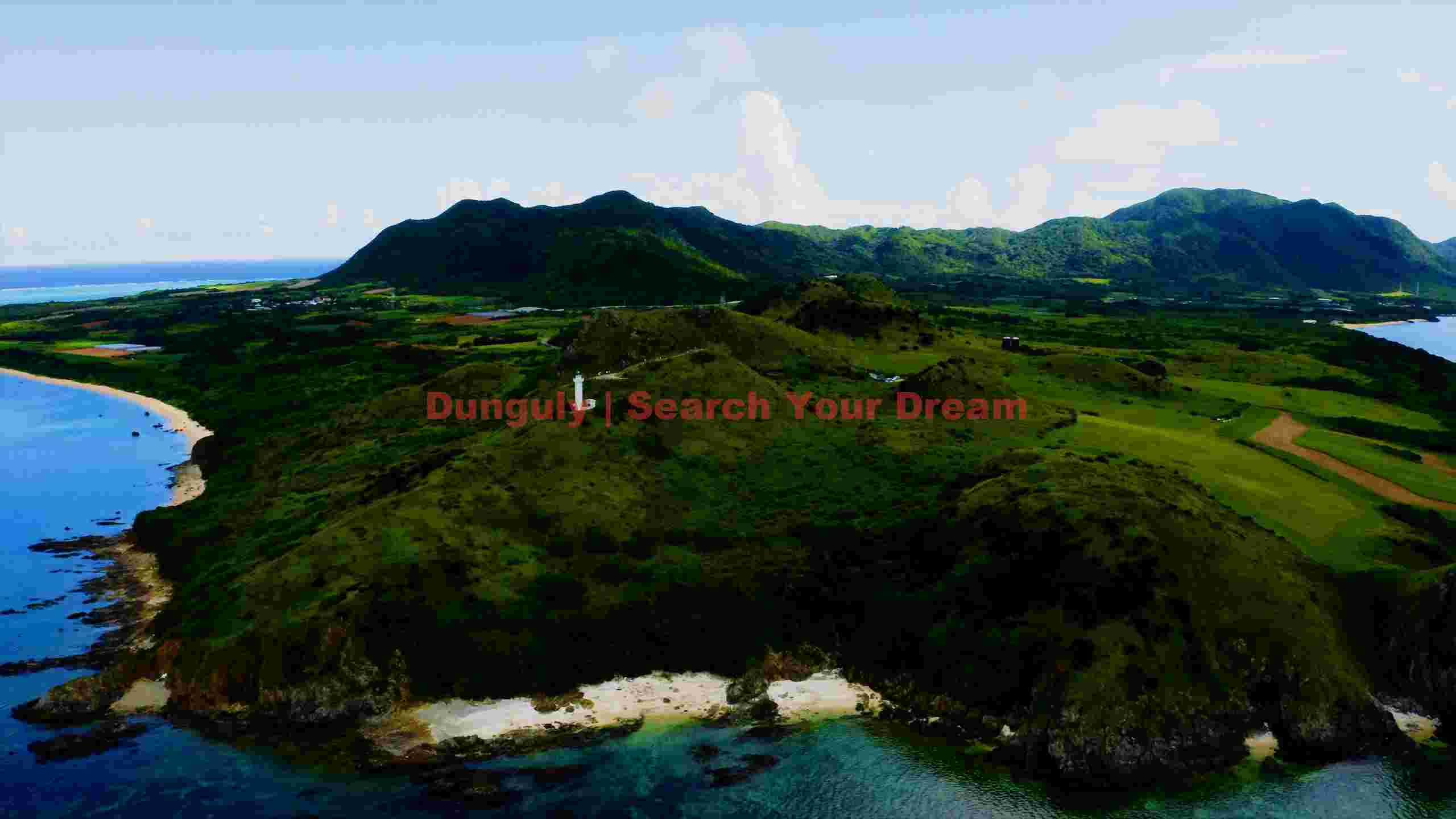 vibrant island landscape with coastal lighthouse vibrant island landscape with coastal lighthouse