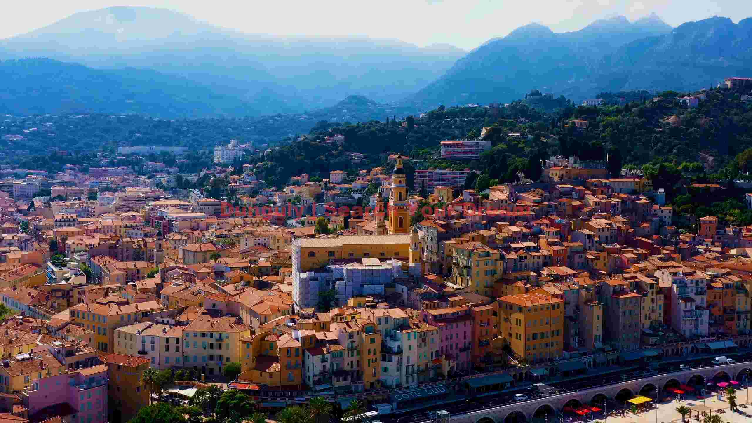 vibrant mediterranean coastal town aerial view vibrant mediterranean coastal town aerial view