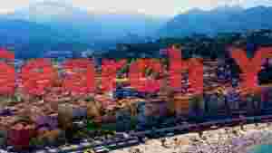 At Home vibrant mediterranean coastal townscape 1