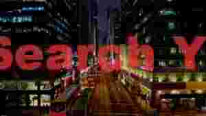 vibrant metropolis nighttime city street