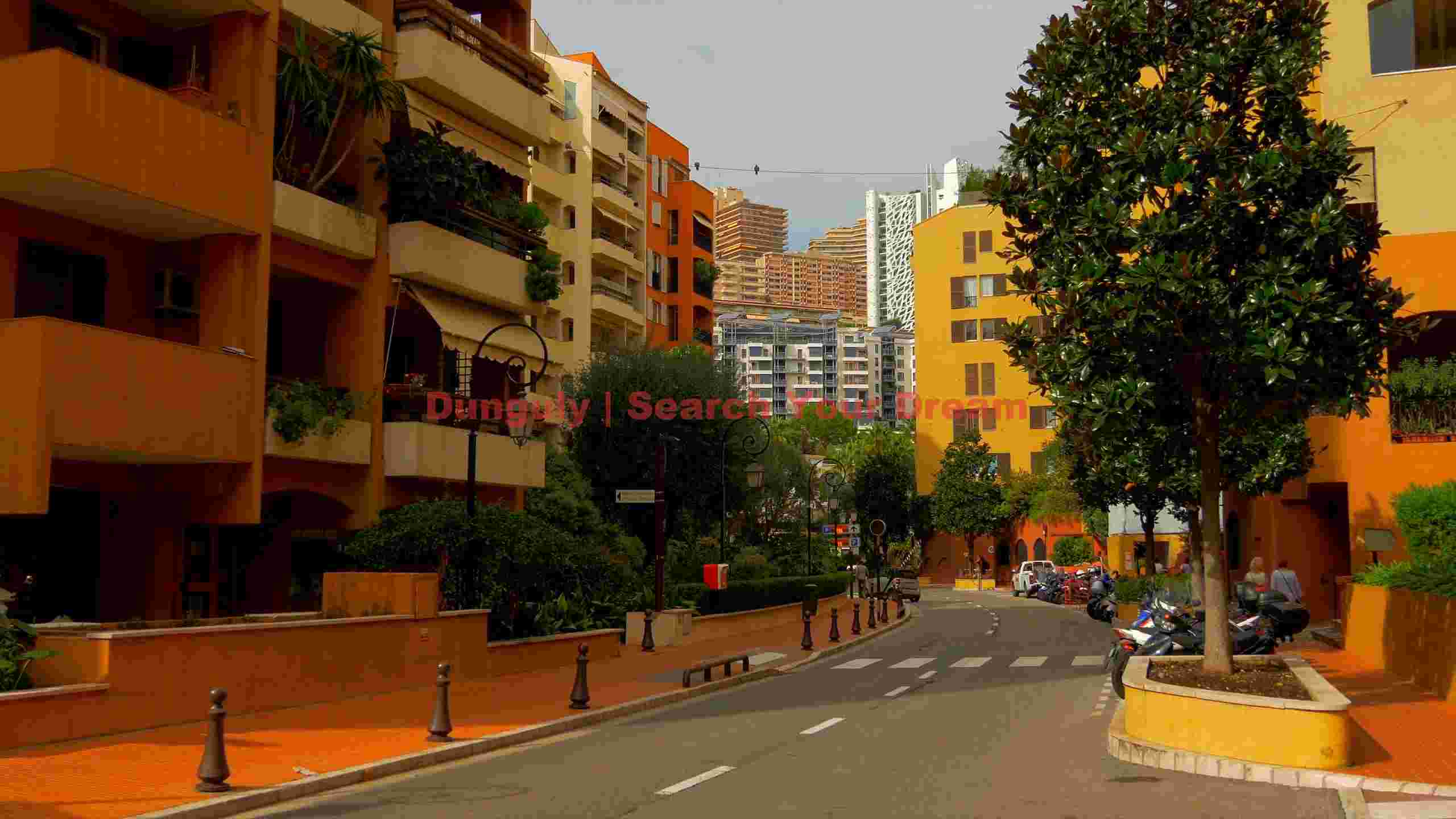 vibrant monaco street with urban charm vibrant monaco street with urban charm