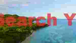 vibrant tropical coastline paradise