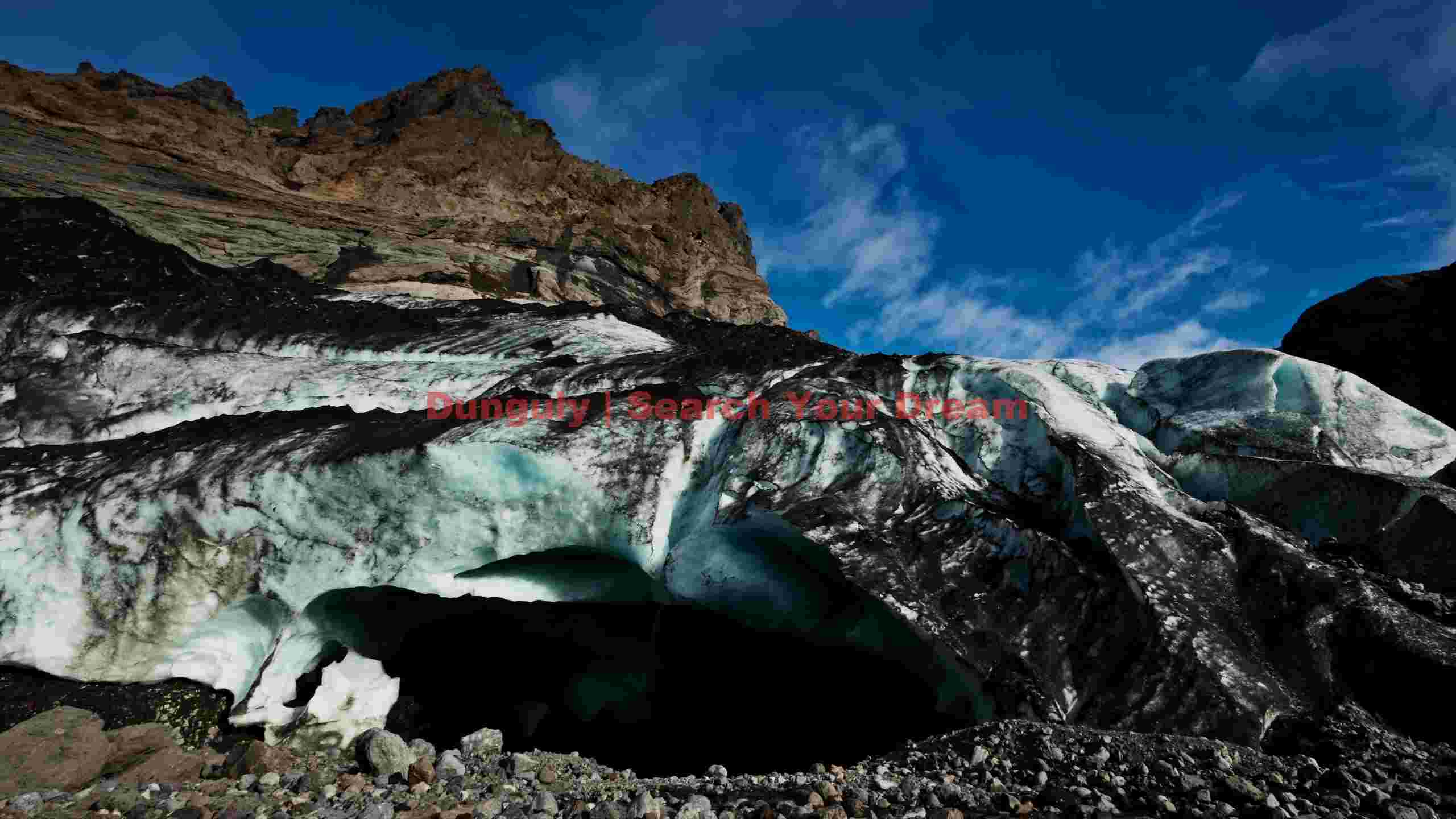 volcanic glacier ice cave volcanic glacier ice cave