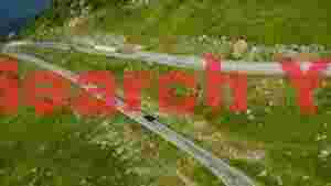 winding mountain road ascend