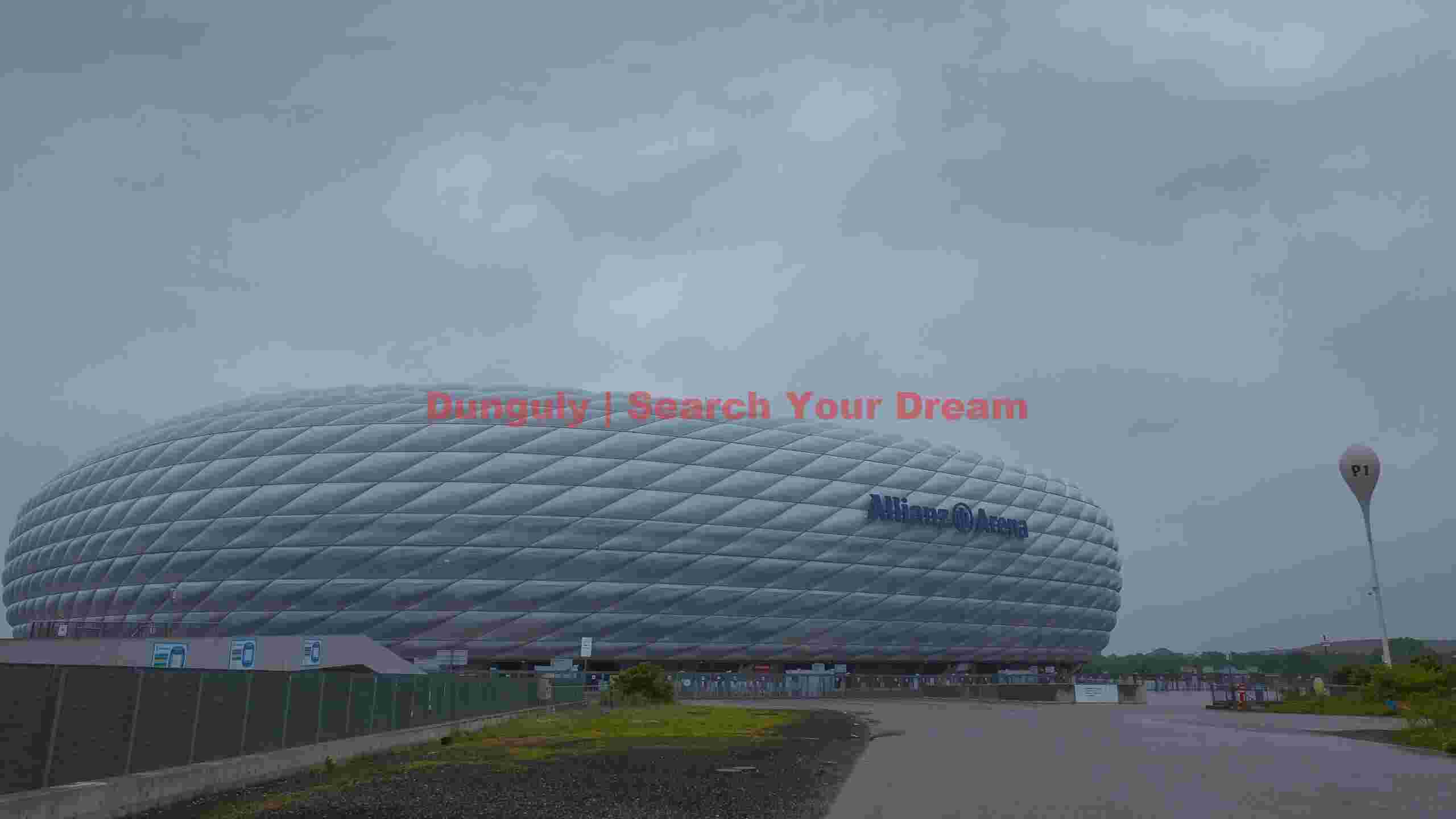allianz arena in munich under overcast skies allianz arena in munich under overcast skies