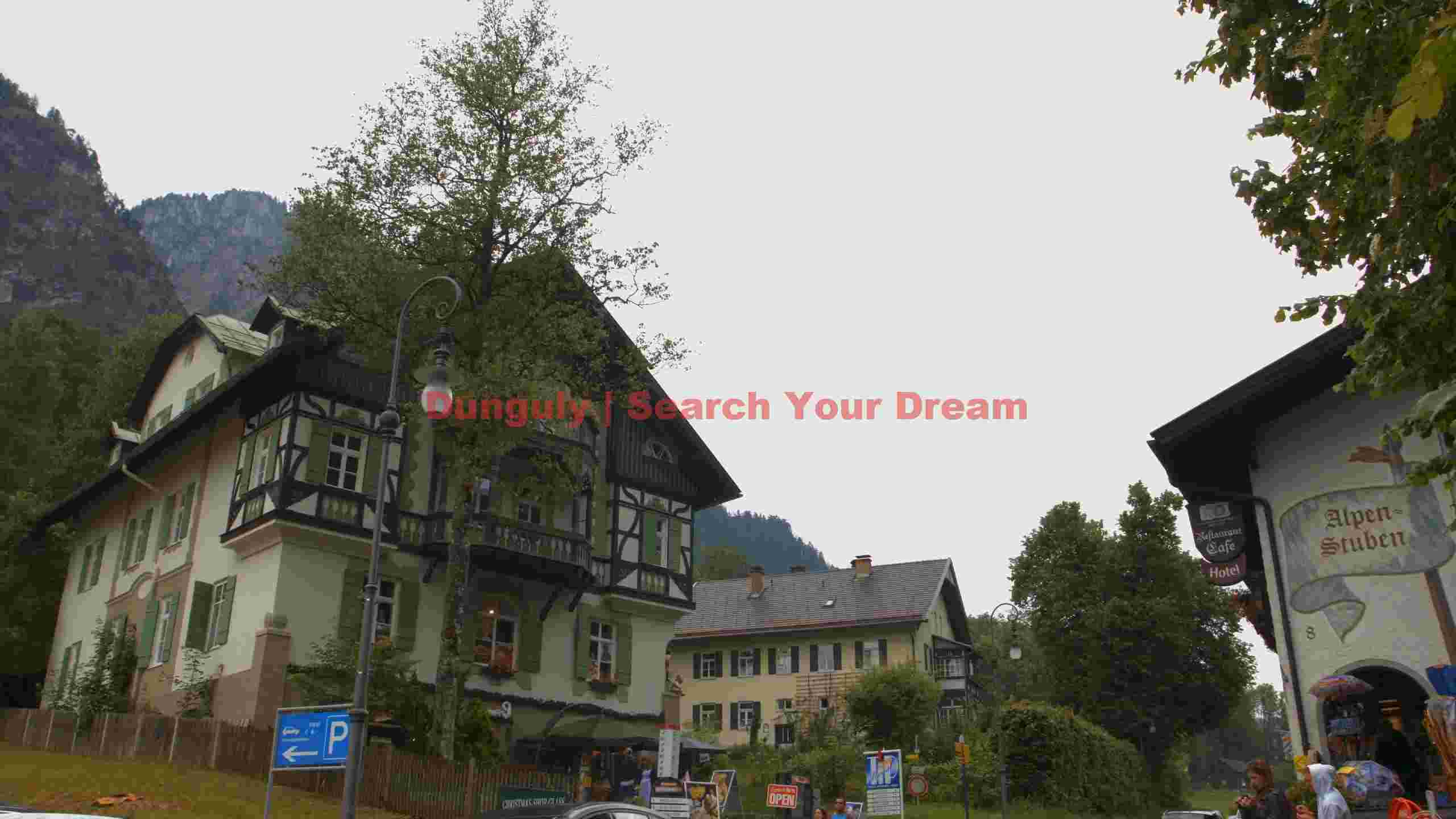alpine charm bavarian village scene alpine charm bavarian village scene