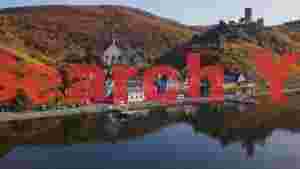 autumn splendor historic moselle valley village