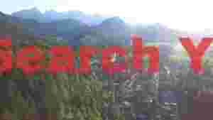 At Home bavarian alps village landscape with castle ruins