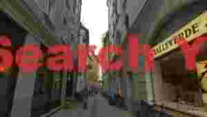 charming european city alley scene