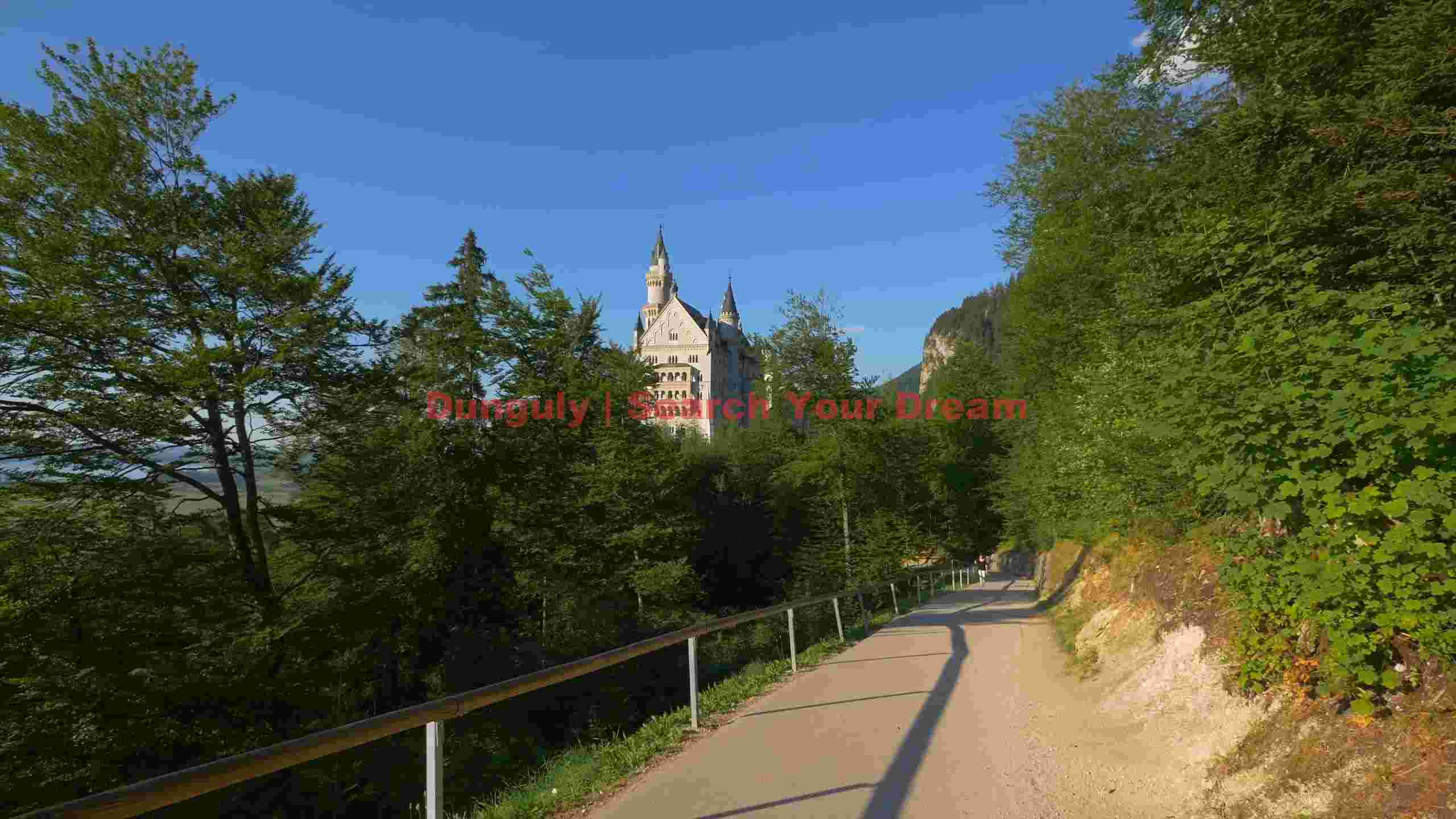 fairytale castle amidst lush greenery fairytale castle amidst lush greenery