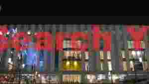 At Home festive urban elegance illuminated department store