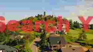 At Home historic castle hillside village