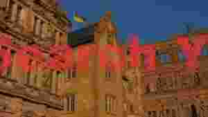historic heidelberg castle under blue sky