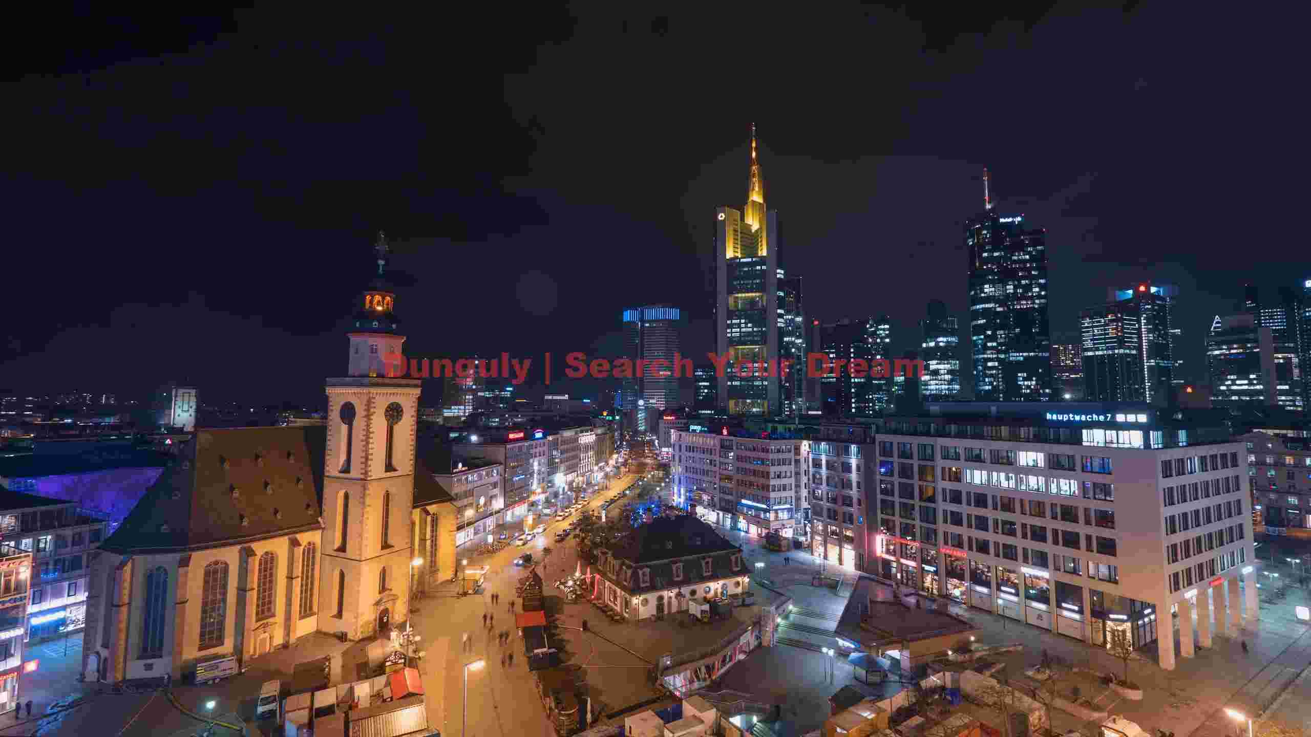 luminous frankfurt cityscape at night luminous frankfurt cityscape at night