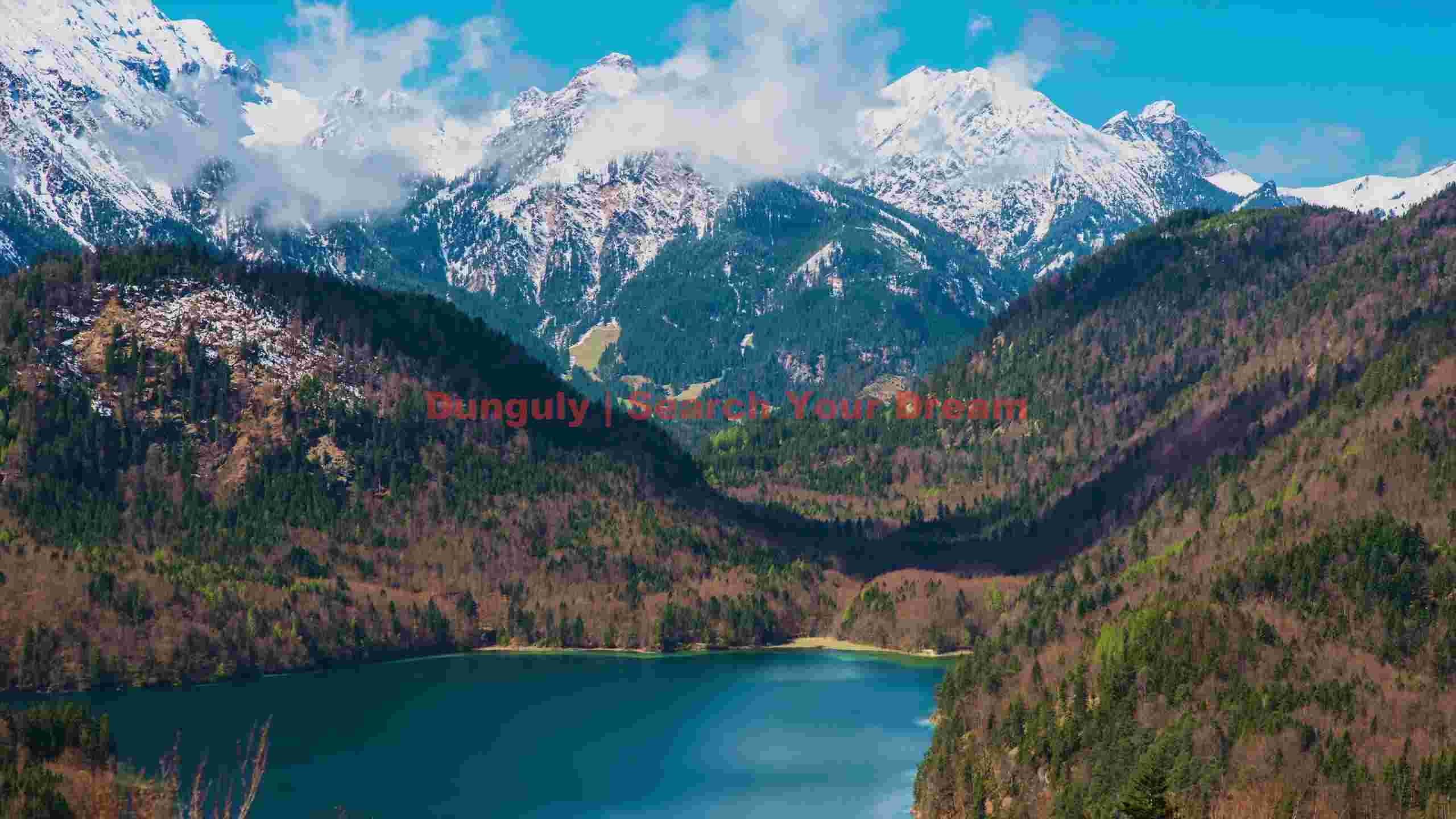 majestic alpine lake and forest valley majestic alpine lake and forest valley