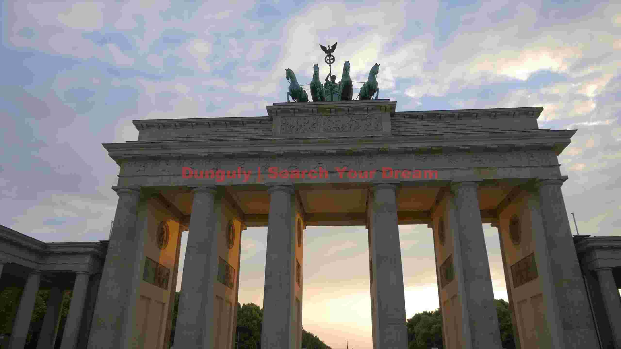 majestic brandenburg gate at sunset majestic brandenburg gate at sunset