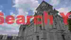 majestic reichstag building facade