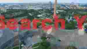 At Home munich olympic park aerial view