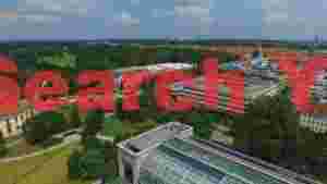 At Home munich skyline aerial view