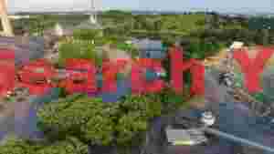 panoramic view of olympic park munich