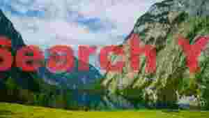 serene alpine lake landscape