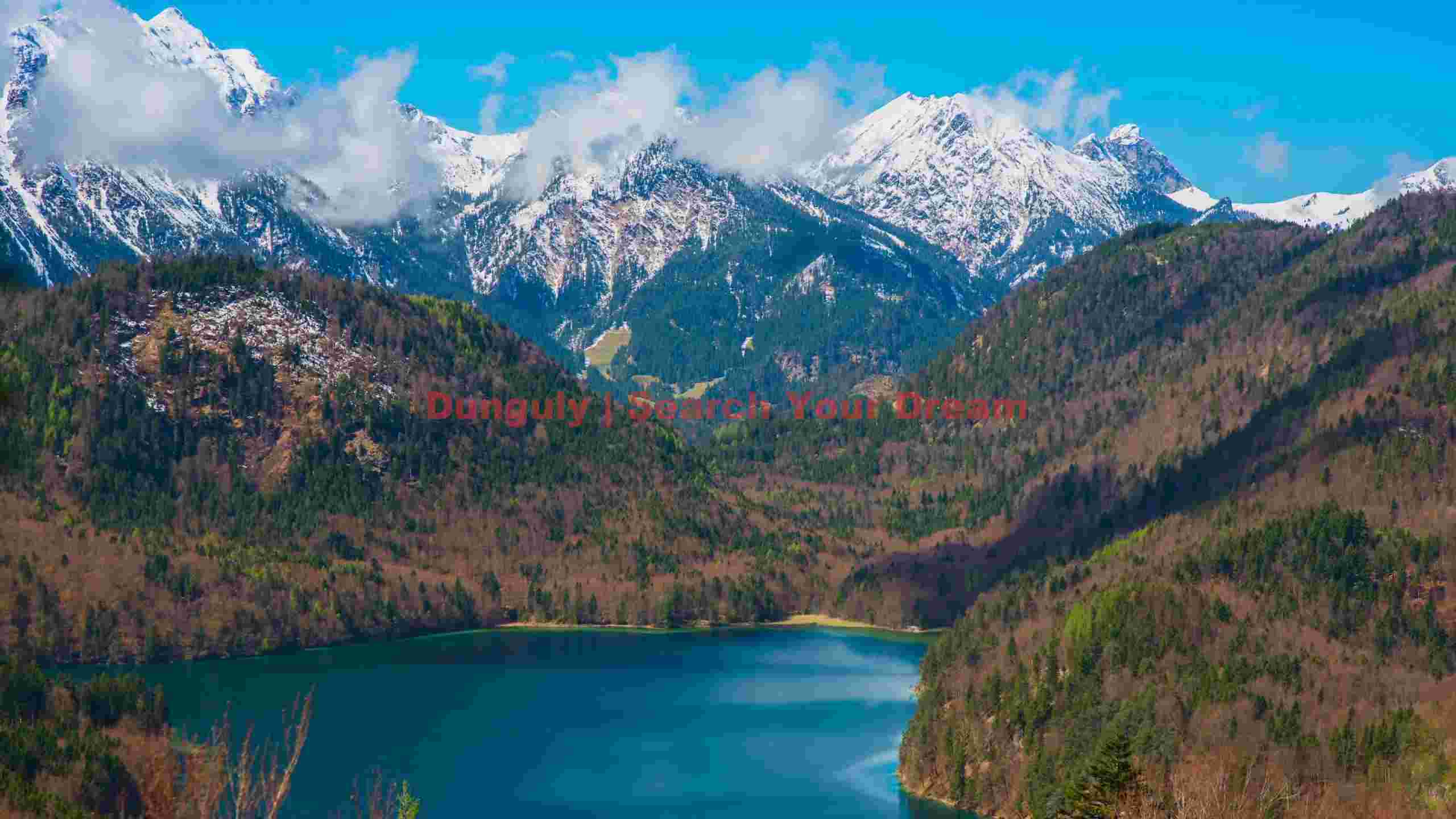serene alpine lake and majestic peaks serene alpine lake and majestic peaks