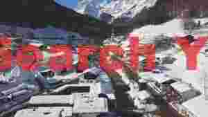 serene alpine winter village panorama