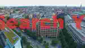 At Home urban skyline aerial view