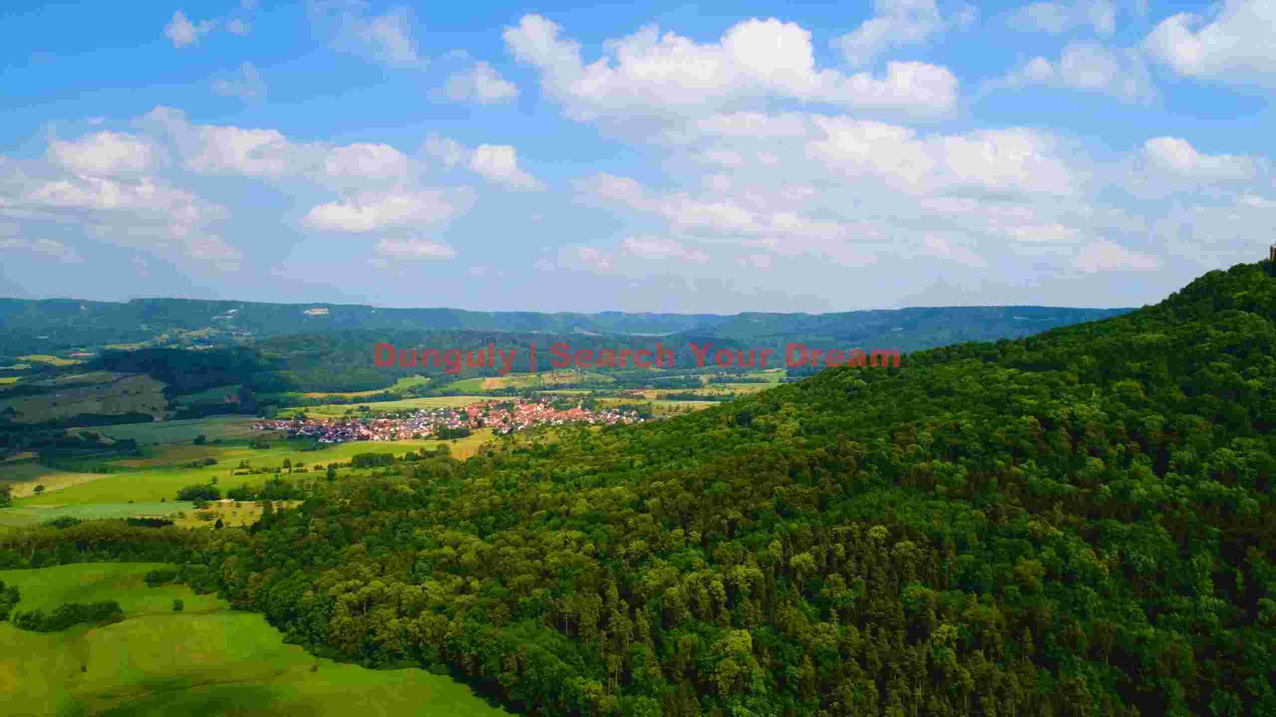 vibrant summer landscape with village vibrant summer landscape with village
