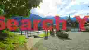 At Home wengen swiss alps train station view