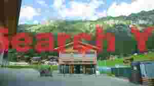 wengen tourist center amidst alpine splendor